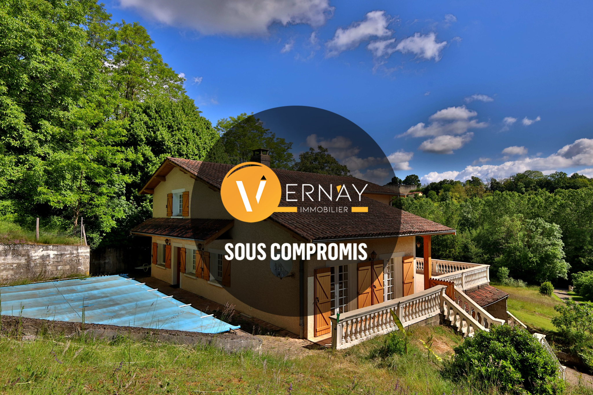 Maison de Type 4 - 149 m2 habitables - Terrain 12950m2